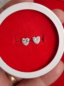 Charming Heart Stud Earrings