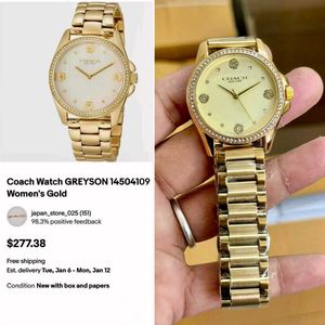 Coach Gold Women's Watch