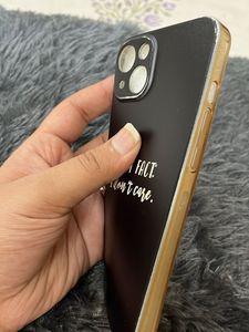 Black Phone Case "Fun Fact: I Don't Care"