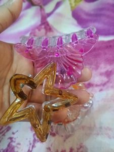 Cute Butterfly &amp; Flower Claw Clips Set