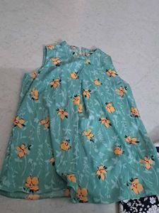 Cute Floral Sleeveless Top