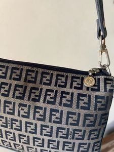Vintage Fendi Zucca Monogram Shoulder Bag