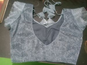 Grey Saree.