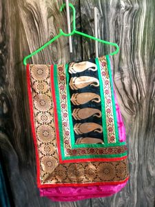 Multicolour Dual Saree