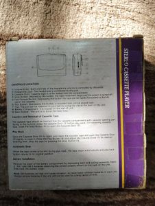 vintage stereo cassette player walkman(+free🎁