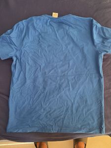 Men's Blue Crew Neck T-Shirt