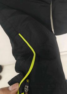 Stylish Black &amp; Lime Green Track Pants