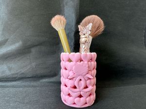 Hello Kitty Inspired Pink  Makeup Brush Holder