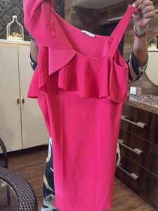 Chic Pink Ruffled Top