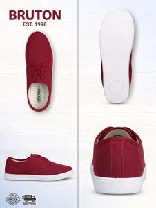 Bruton Men's Casual Red Sneakers