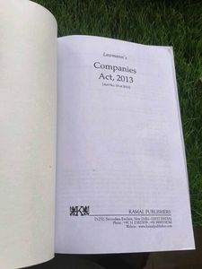 The Companies Act, 2013 Bare Act