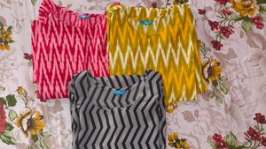 Ikat Print Tops - Bundle of Three
