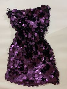 trendy sequence shell dress