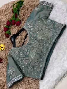 Embellished Crop Blouse