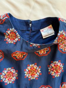 Vasansi Jaipur - Beautiful Blue Festive Kurta Set