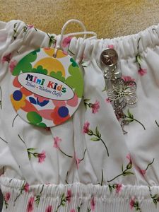 New Adorable Floral Top &amp; Pink Pants Set