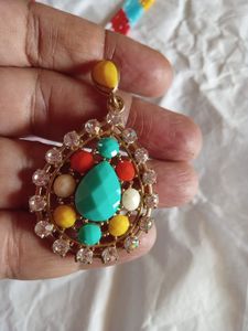 Beaded Necklace &amp; Earring Set
