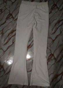 White Flared Pants