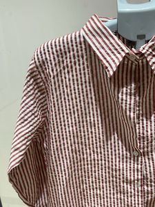 Striped Button-Down Shirt