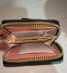 Cute Black Wallet with Keyring