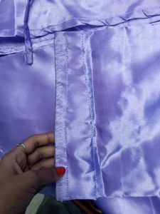 different types Purple Organza plazo Set
