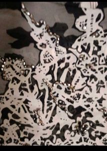Animal Print Sequence Cocktail Formal Dress