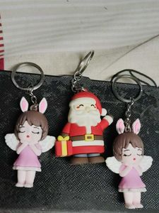 Cute Angel &amp; Santa Keychains 3
