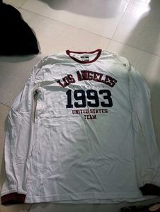 Comfortable White Long Sleeve T-Shirt