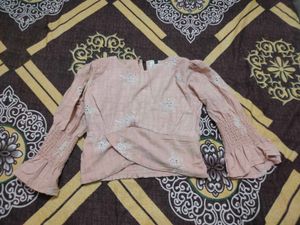 Peach colour Crop top