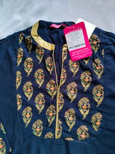Navy Blue Ethnic Set