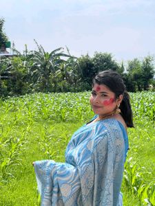 Beautiful Blue saree for women