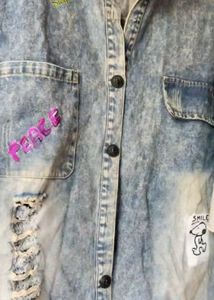 Distressed Denim Shirt