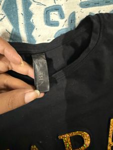 Zara Black Tee
