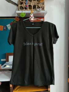 Believe in Yourself V-Neck Tee