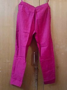 Hot Pink Casual Pant And Kurta Set