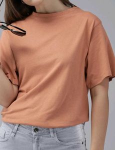 Casual Peach T-Shirt