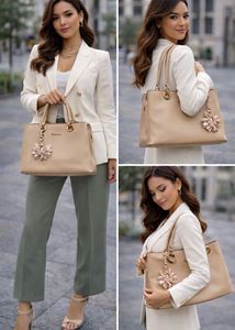 Elegant Beige Handbag