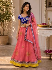 Pink Lehenga Choli Set