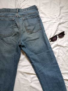 Straight fit denim jeans