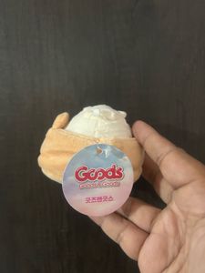adorable capybara dumpling plush keychain