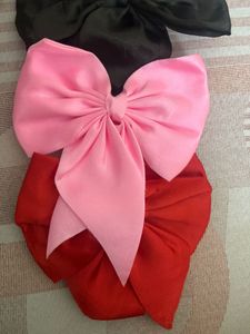 Multicolor Satin Bow &amp; Flower Hair Clips for Girls