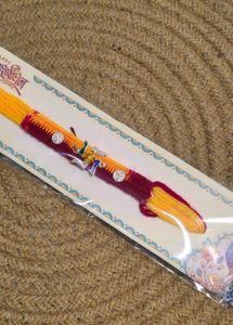 chandi ki Rakhi Bracelet