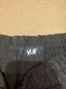 Men's Black Cargo Jogger Pants