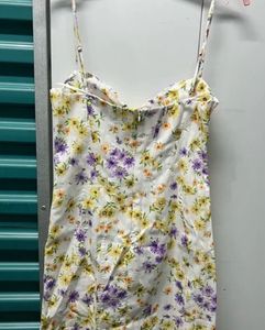 Zara Floral Print Mini Dress