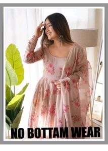 Festive Wear Anarkali Gown With Duppatta