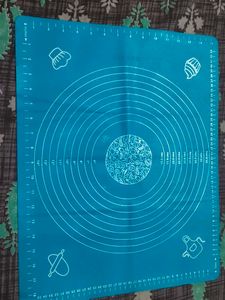 Blue Baking Mat with Measurements