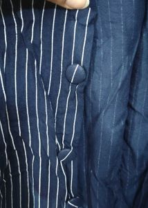 Striped Style Open Front Top