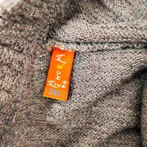 Flared Ribbed Knit Pants