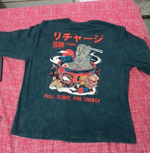 Graphic Print T-Shirt dropshoulder