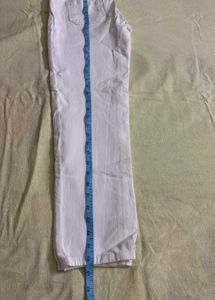 White Colored Women's Pants - Set of 2